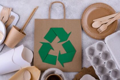 Recyclebare, kartonnen verpakkingen en promotiemateriaal